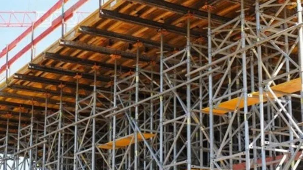 Modern scaffolding system in civil engineering